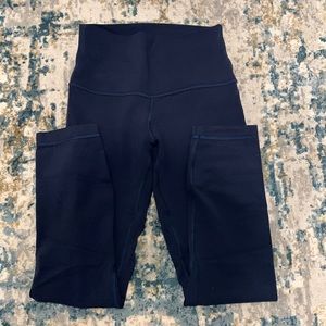 Navy Lululemon 23” Align. Size 4. Brand new, never worn!!! Tag removed.